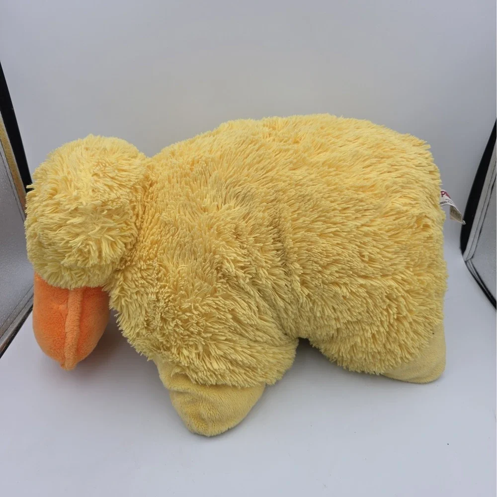 Rare Original 2009 Pillow Pet Duck Yellow Soft Plush Stuffed Animal